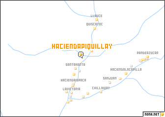 map of Hacienda Piquillay