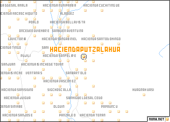 map of Hacienda Putzalahua