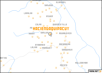 map of Hacienda Quipacuy