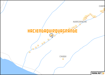 map of Hacienda Quirqua Grande