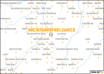 map of Hacienda Rafael Guaico