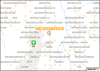 map of Hacienda Redín
