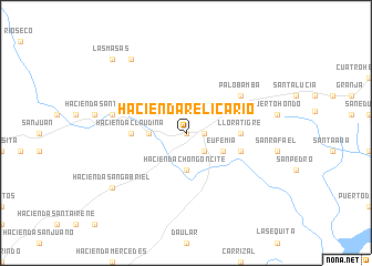 map of Hacienda Relicario