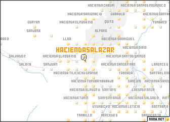 map of Hacienda Salazar