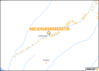 map of Hacienda San Agustín