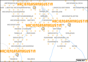 map of Hacienda San Agustín