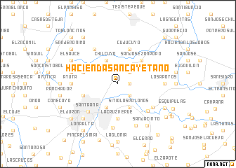 map of Hacienda San Cayetano