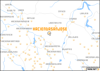 map of Hacienda San Jose