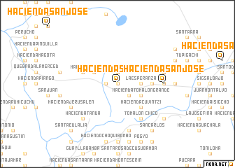 map of Hacienda San José