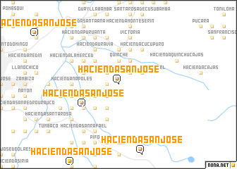 map of Hacienda San José