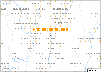 map of Hacienda San José