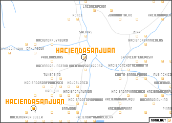 map of Hacienda San Juan