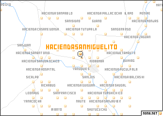 map of Hacienda San Miguelito