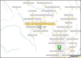 map of Hacienda San Miguel