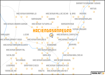 map of Hacienda San Pedro