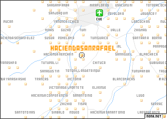 map of Hacienda San Rafael