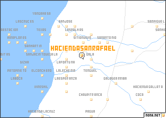 map of Hacienda San Rafael