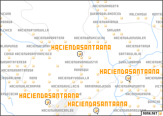 map of Hacienda Santa Ana