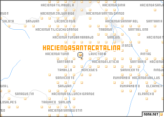 map of Hacienda Santa Catalina