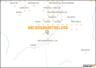 map of Hacienda Santa Elena