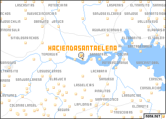 map of Hacienda Santa Elena