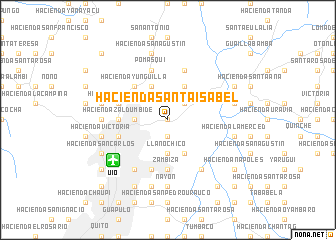 map of Hacienda Santa Isabel