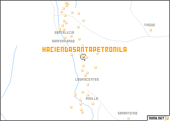 map of Hacienda Santa Petronila