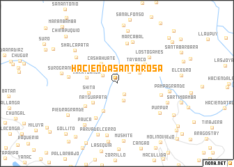 map of Hacienda Santa Rosa