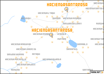 map of Hacienda Santa Rosa