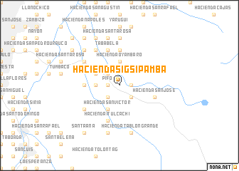 map of Hacienda Sigsipamba