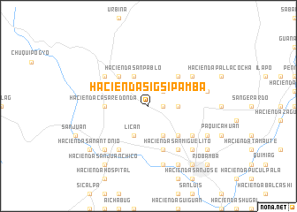 map of Hacienda Sigsipamba