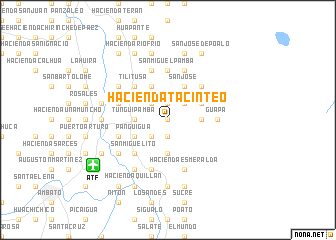 map of Hacienda Tacinteo