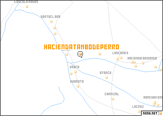 map of Hacienda Tambo de Perro