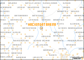 map of Hacienda Tamera