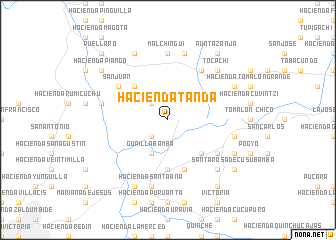 map of Hacienda Tanda