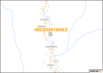 map of Hacienda Tomaca