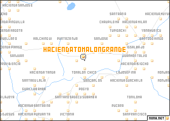 map of Hacienda Tomalón Grande