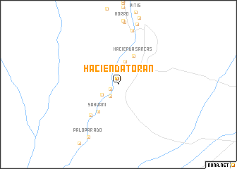 map of Hacienda Toran