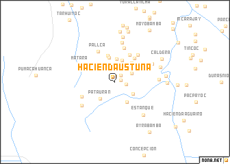 map of Hacienda Ustuna