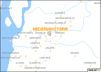 map of Hacienda Victoria