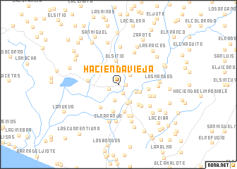 map of Hacienda Vieja