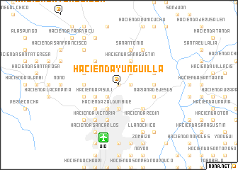 map of Hacienda Yunguilla