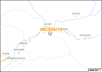 map of Haciendita