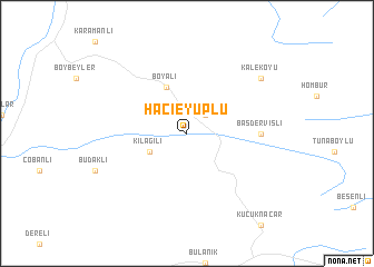 map of Hacıeyüplü