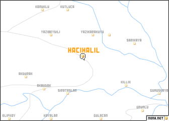 map of Hacıhalil