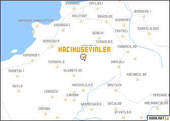 map of Hacıhüseyinler