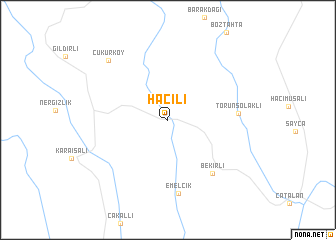 map of Hacılı