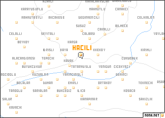 map of Hacılı