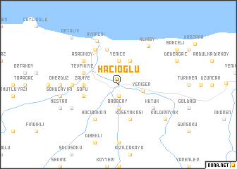 map of Hacıoğlu