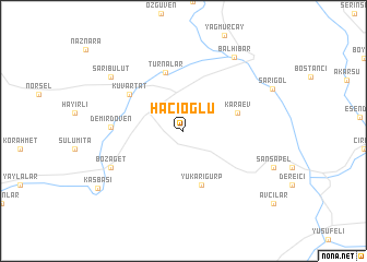 map of Hacıoğlu